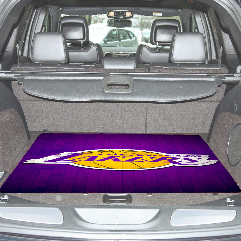 Los Angeles Lakers Hardwood Car Trunk Mat Non Slip