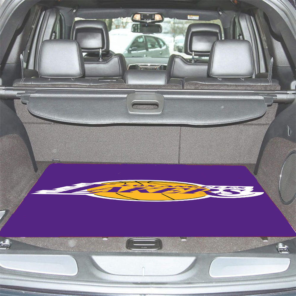 Los Angeles Lakers Logo Purple Car Trunk Mat Non Slip