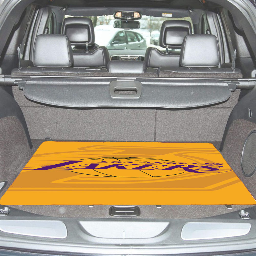 Los Angeles Lakers Pattern Car Trunk Mat Non Slip