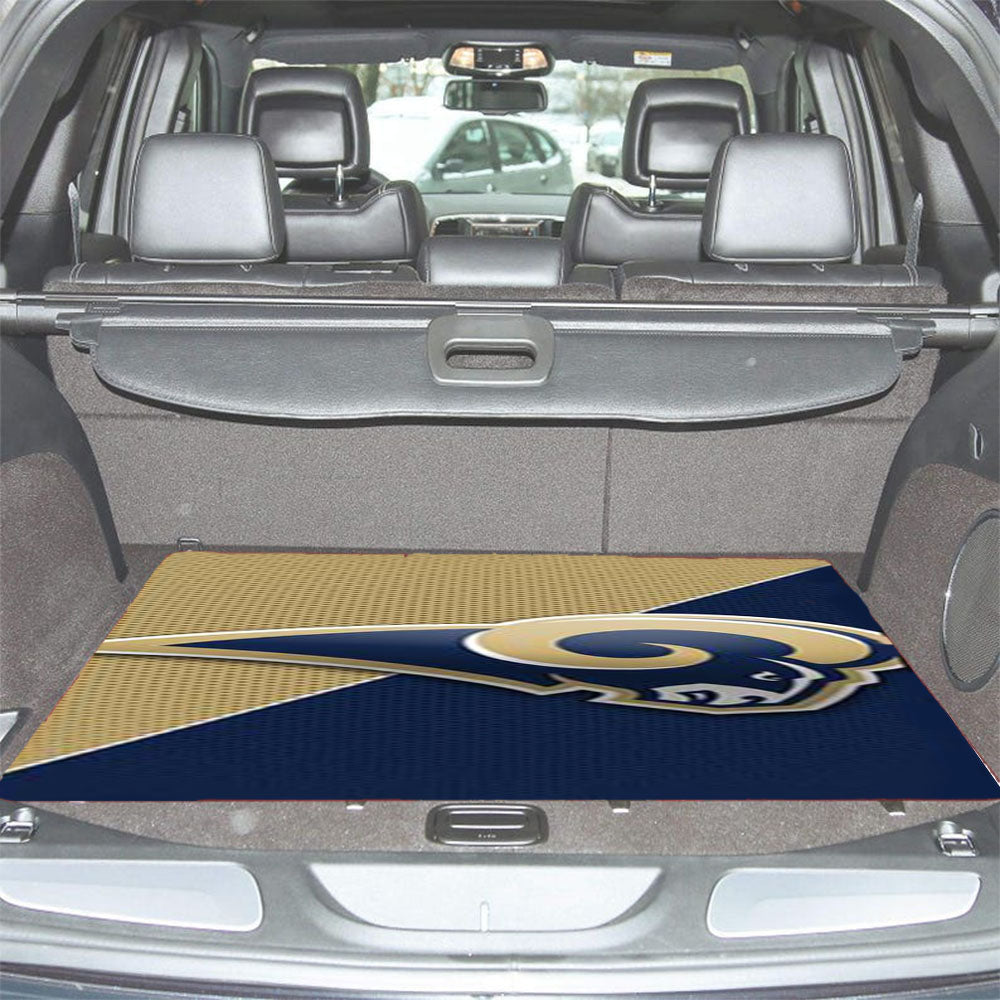 Los Angeles Rams Logo Car Trunk Mat Non Slip