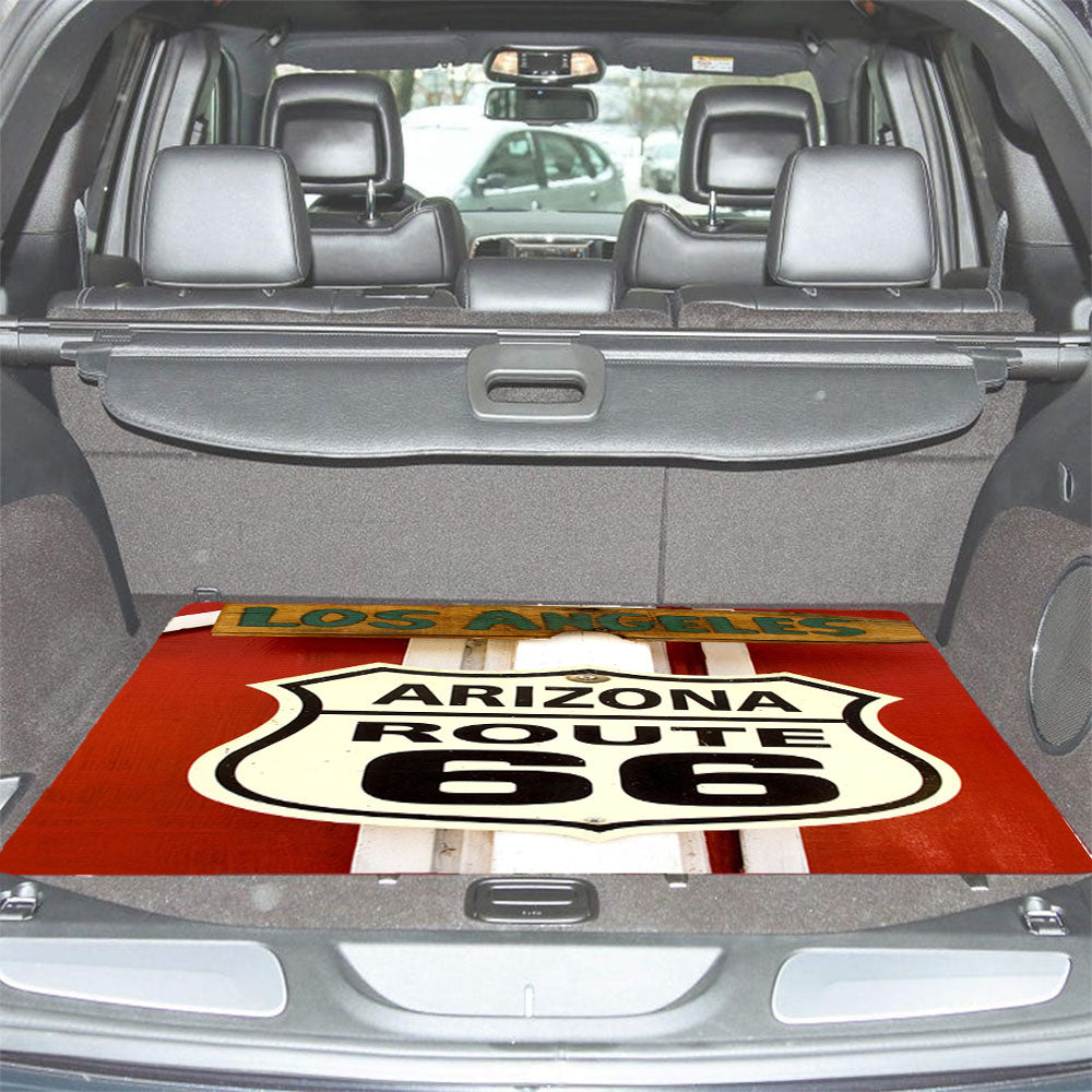 Los Angeles Route 66 Car Trunk Mat Non Slip