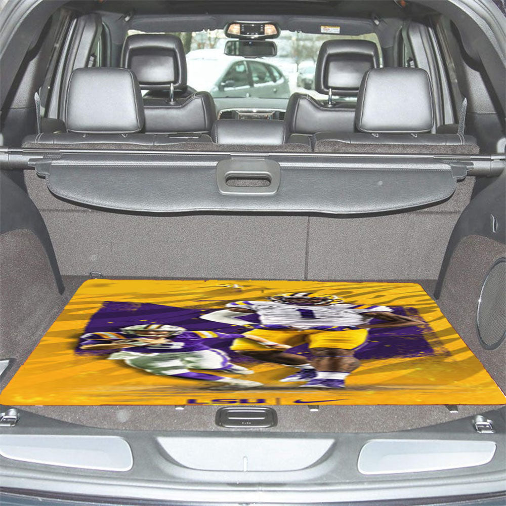 Lsu Tigers Football Car Trunk Mat Non Slip