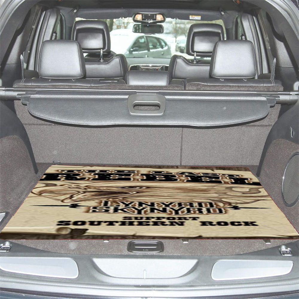 Lynyrd Skynyrd Last Rebel Car Trunk Mat Non Slip