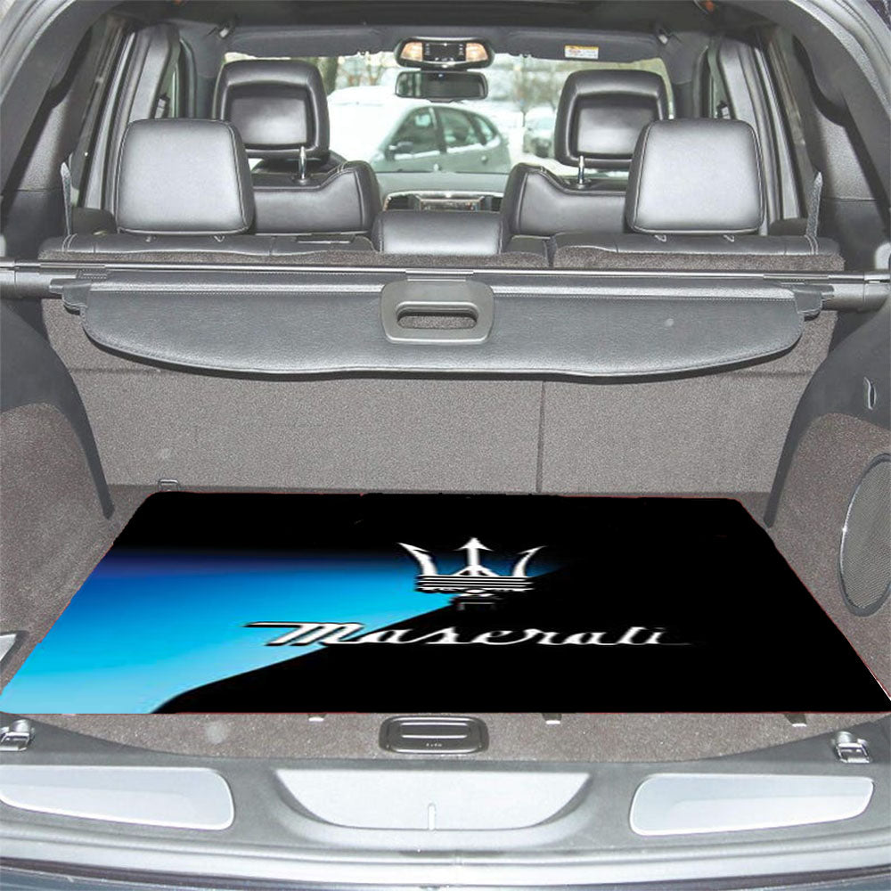 Maserati Logo Car Trunk Mat Non Slip