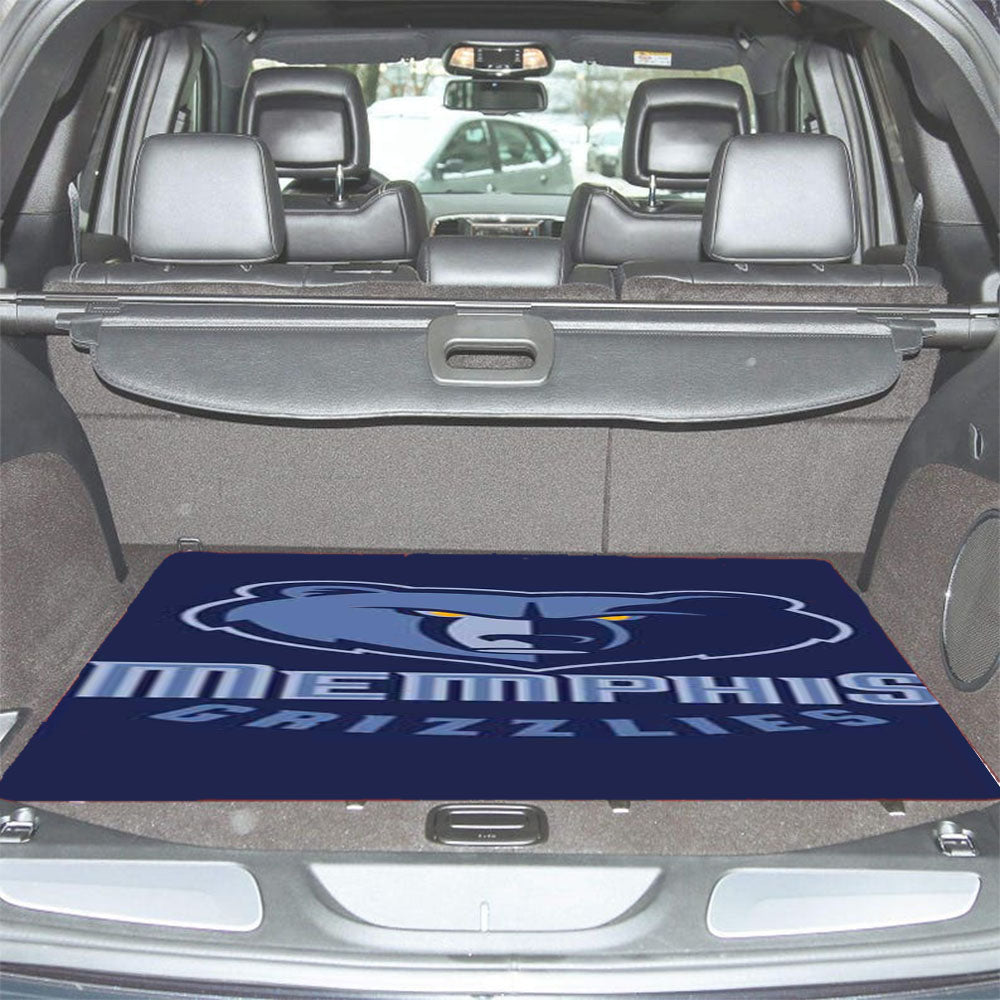 Memphis Grizzlies Blues Car Trunk Mat Non Slip