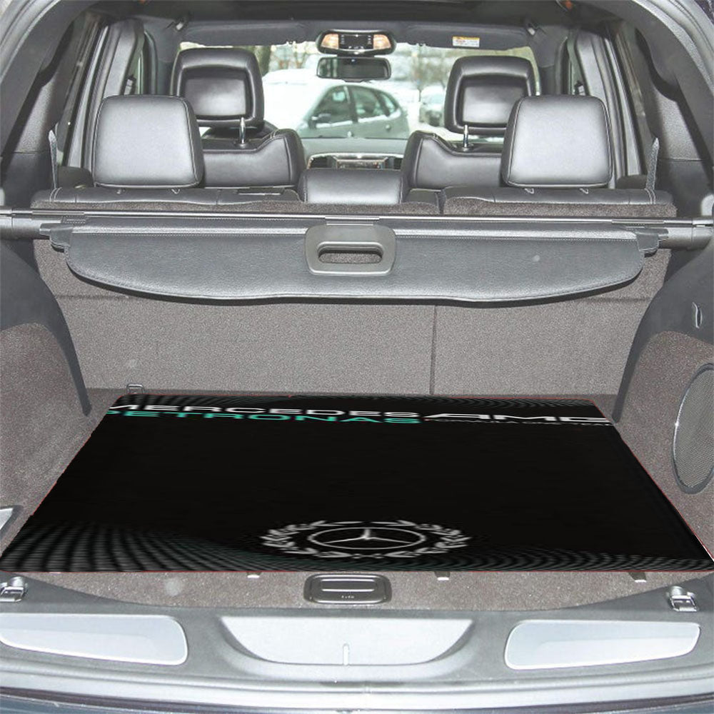 Mercedes Amg Petronas Racing Team Car Trunk Mat Non Slip