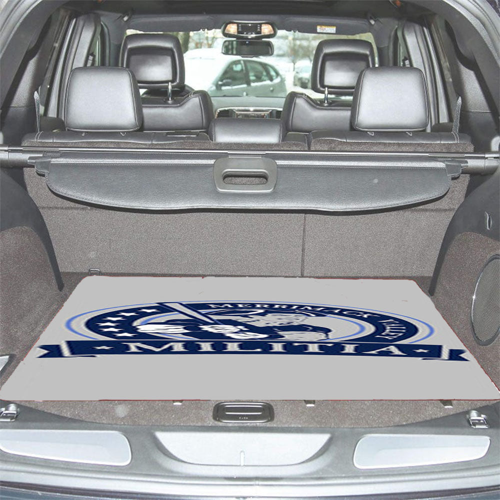 Merrimack Calley Militia Baseball Logo Gray Car Trunk Mat Non Slip