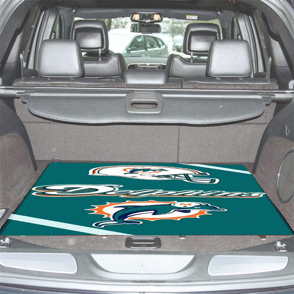Miami Dolphins Car Trunk Mat Non Slip
