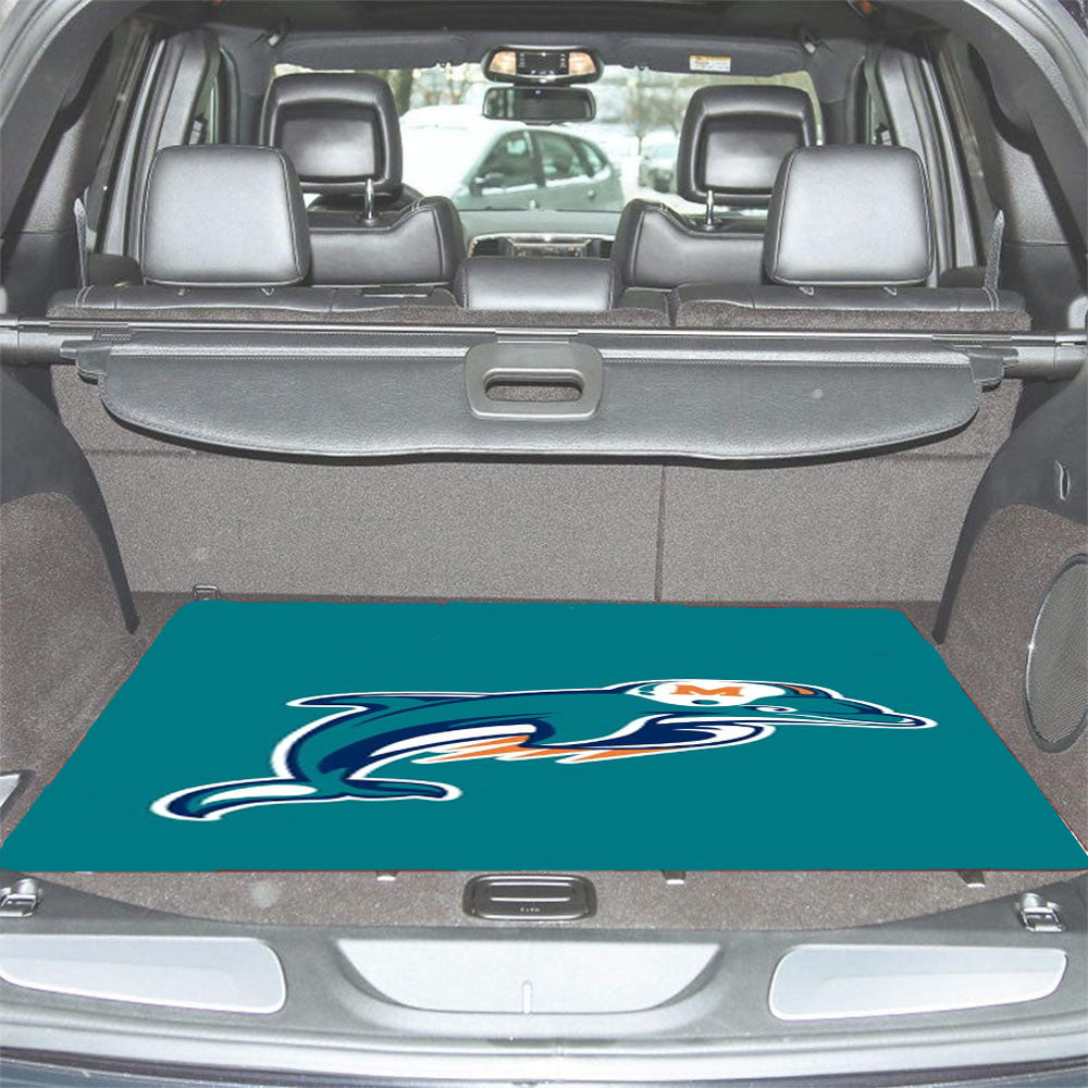 Miami Dolphins Mascot Car Trunk Mat Non Slip