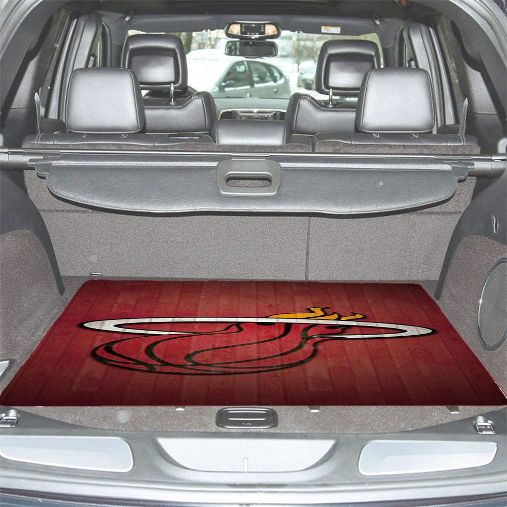 Miami Heat Car Trunk Mat Non Slip