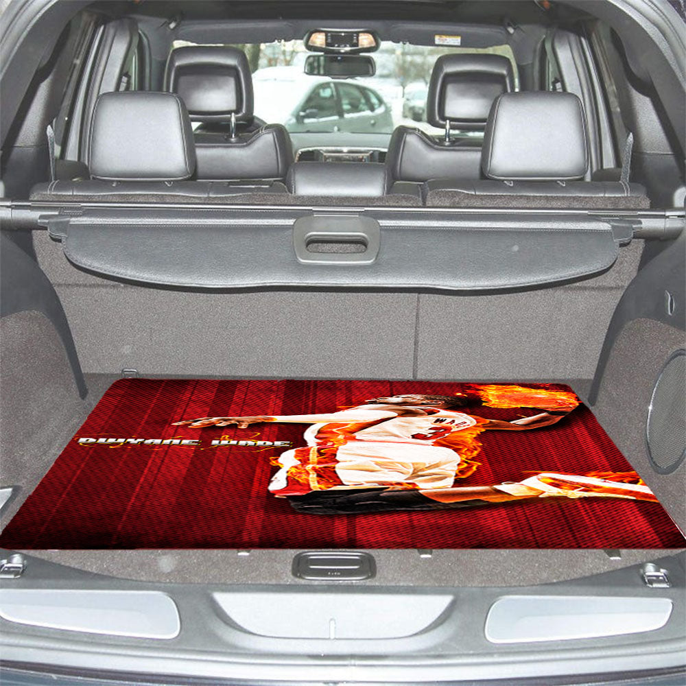 Miami Heat Dwyane Wade Car Trunk Mat Non Slip