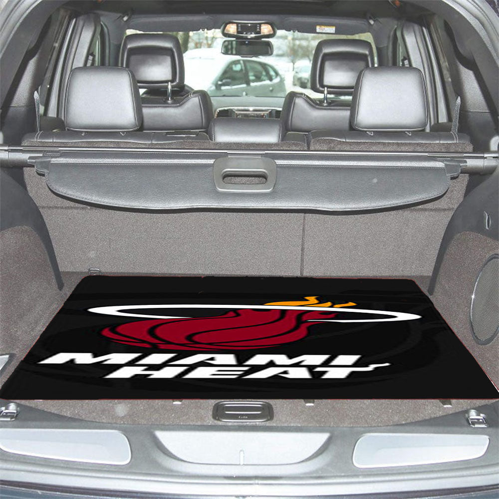 Miami Heat Logo Car Trunk Mat Non Slip