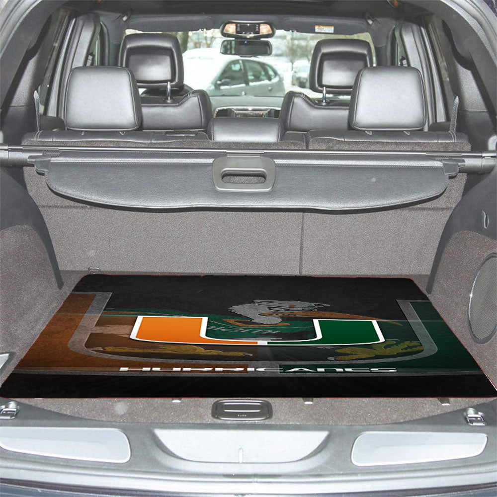 Miami Hurricanes Um Car Trunk Mat Non Slip