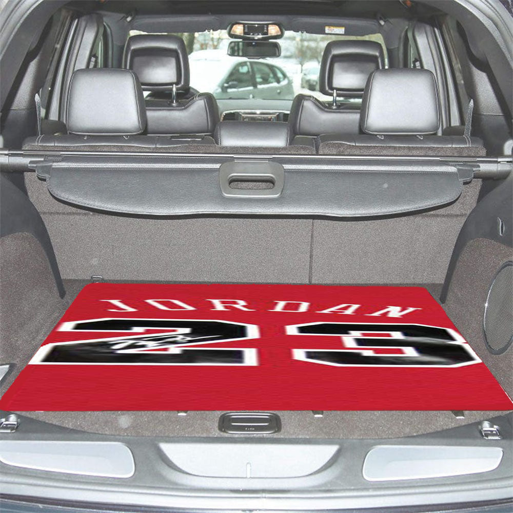 Michael Jordan Jersey Signed Car Trunk Mat Non Slip