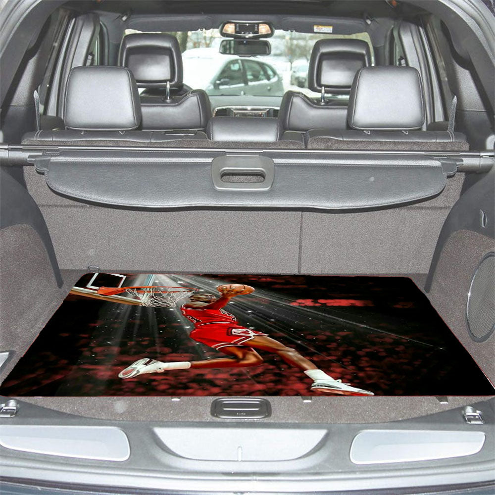 Michael Jordan Slamdunks Car Trunk Mat Non Slip