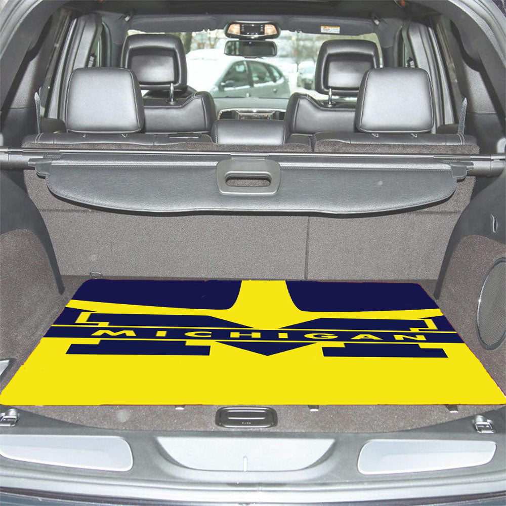 Michigan Emblem Car Trunk Mat Non Slip