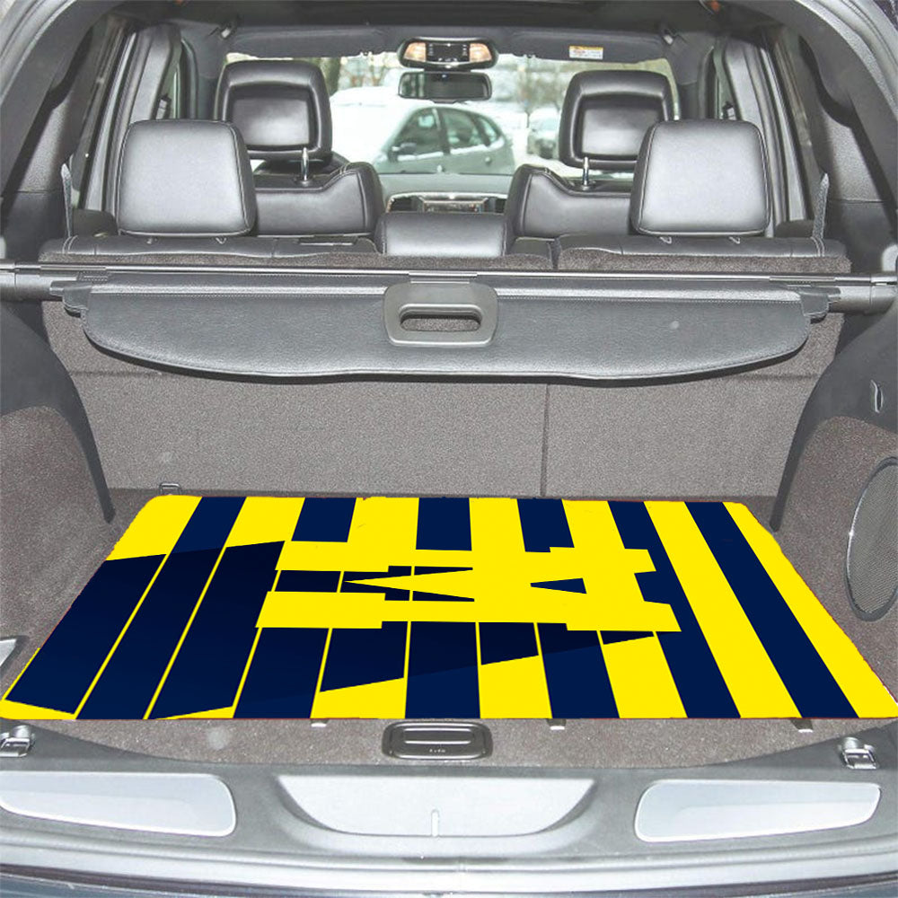 Michigan Line Art 3D Car Trunk Mat Non Slip