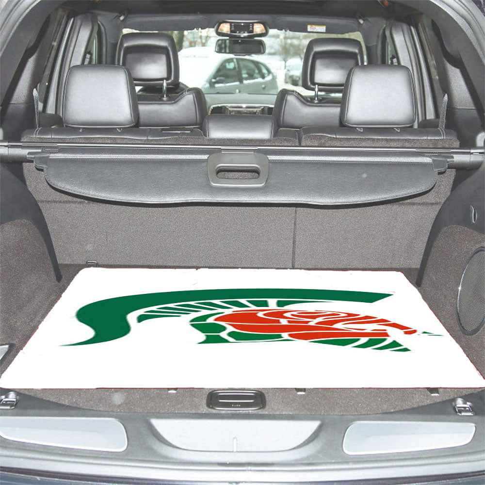 Michigan Spartan Roses Car Trunk Mat Non Slip