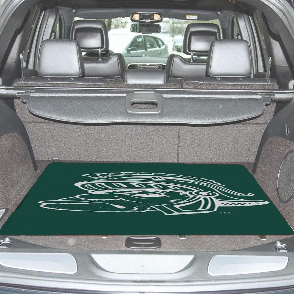 Michigan State Cartoon Car Trunk Mat Non Slip