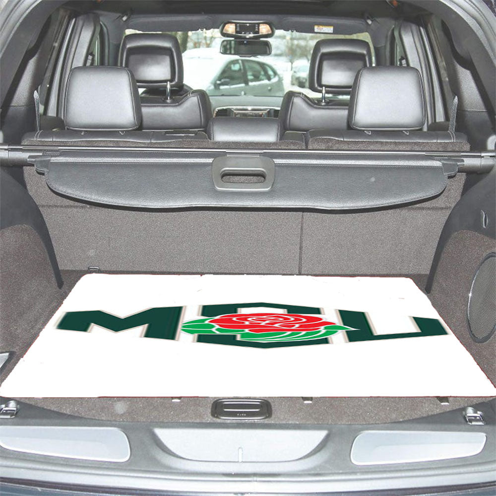 Michigan State Rose Car Trunk Mat Non Slip