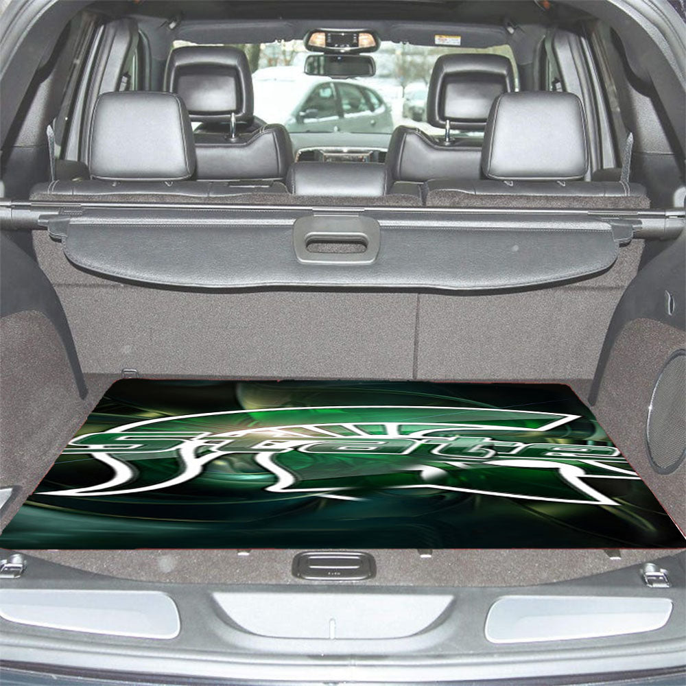 Michigan State Spartans Football University Car Trunk Mat Non Slip