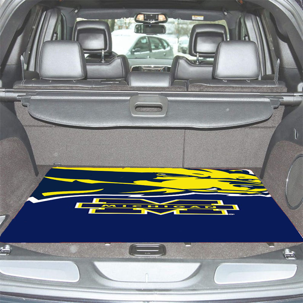 Michigan Wolverines 5 Car Trunk Mat Non Slip