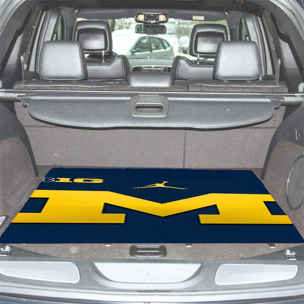 Michigan Wolverines Football Car Trunk Mat Non Slip