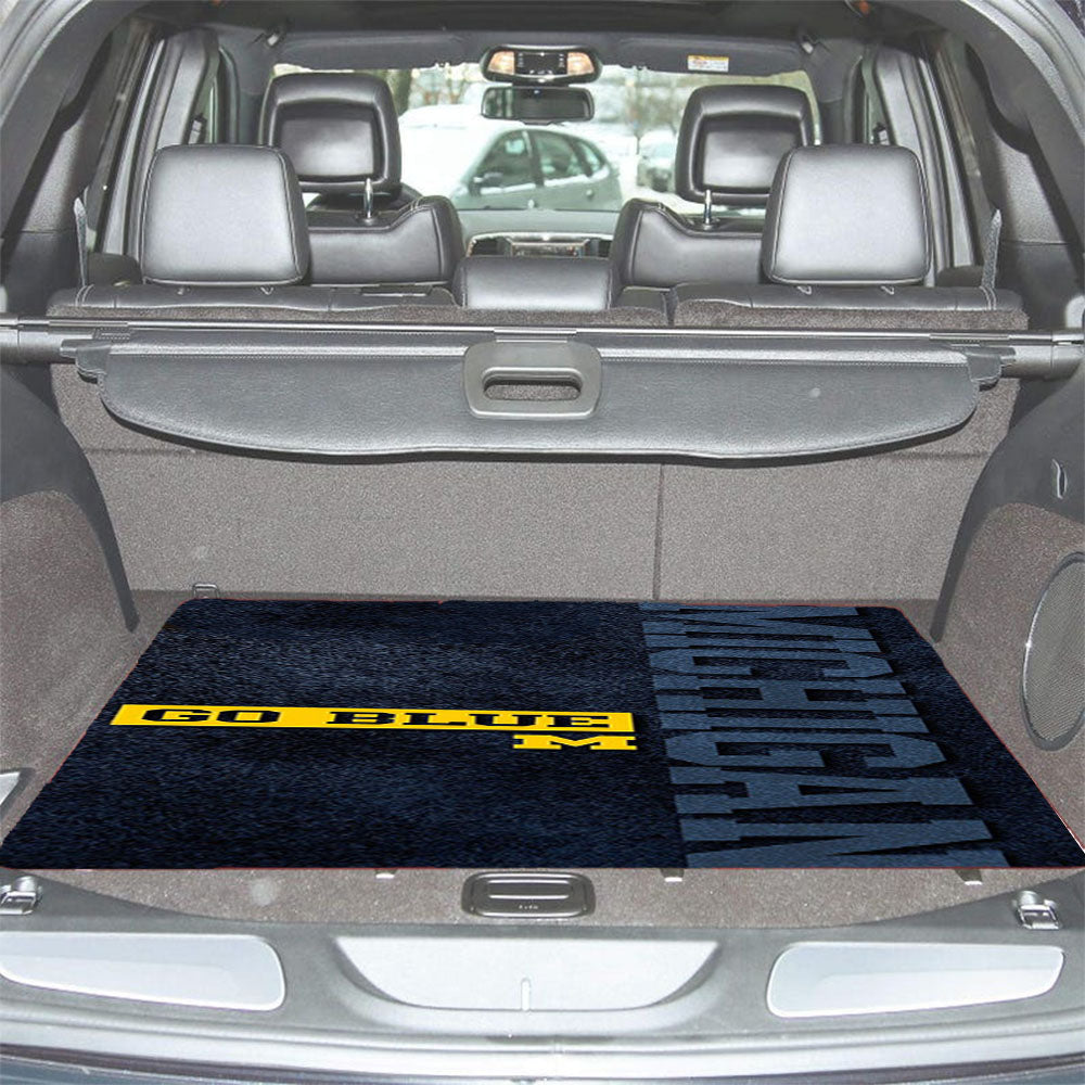 Michigan Wolverines Football 10 Car Trunk Mat Non Slip
