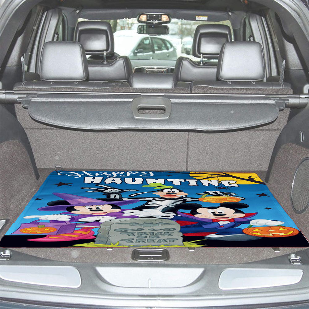 Mickey And Friends Halloween Car Trunk Mat Non Slip