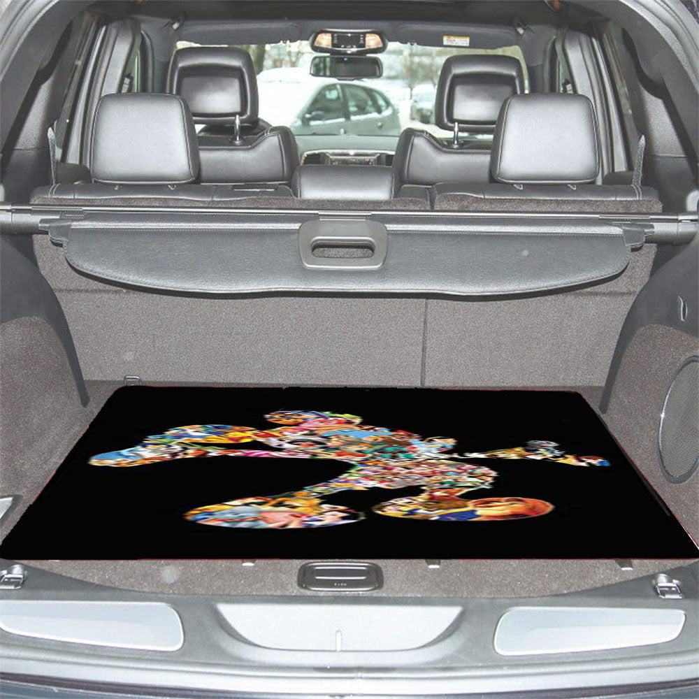 Mickey Mouse Characters Car Trunk Mat Non Slip