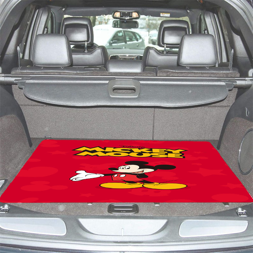 Mickey Mouse Disney Cartoon Car Trunk Mat Non Slip