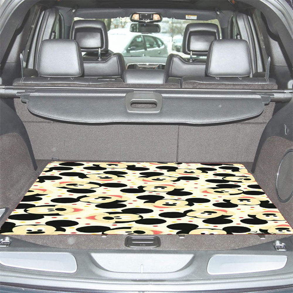 Mickey Mouse Disney Pattern Car Trunk Mat Non Slip