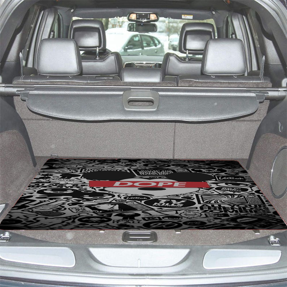 Mickey Mouse Dope Car Trunk Mat Non Slip