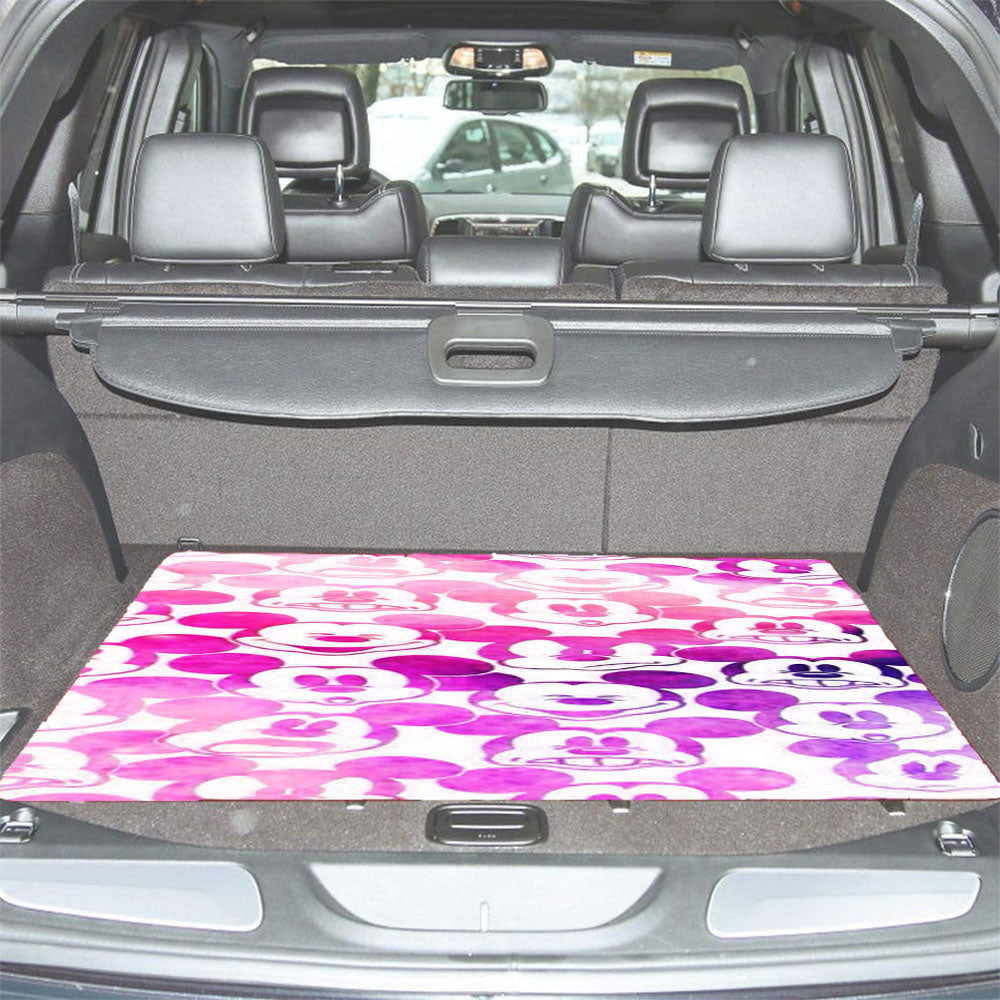 Mickey Mouse Emotic Car Trunk Mat Non Slip