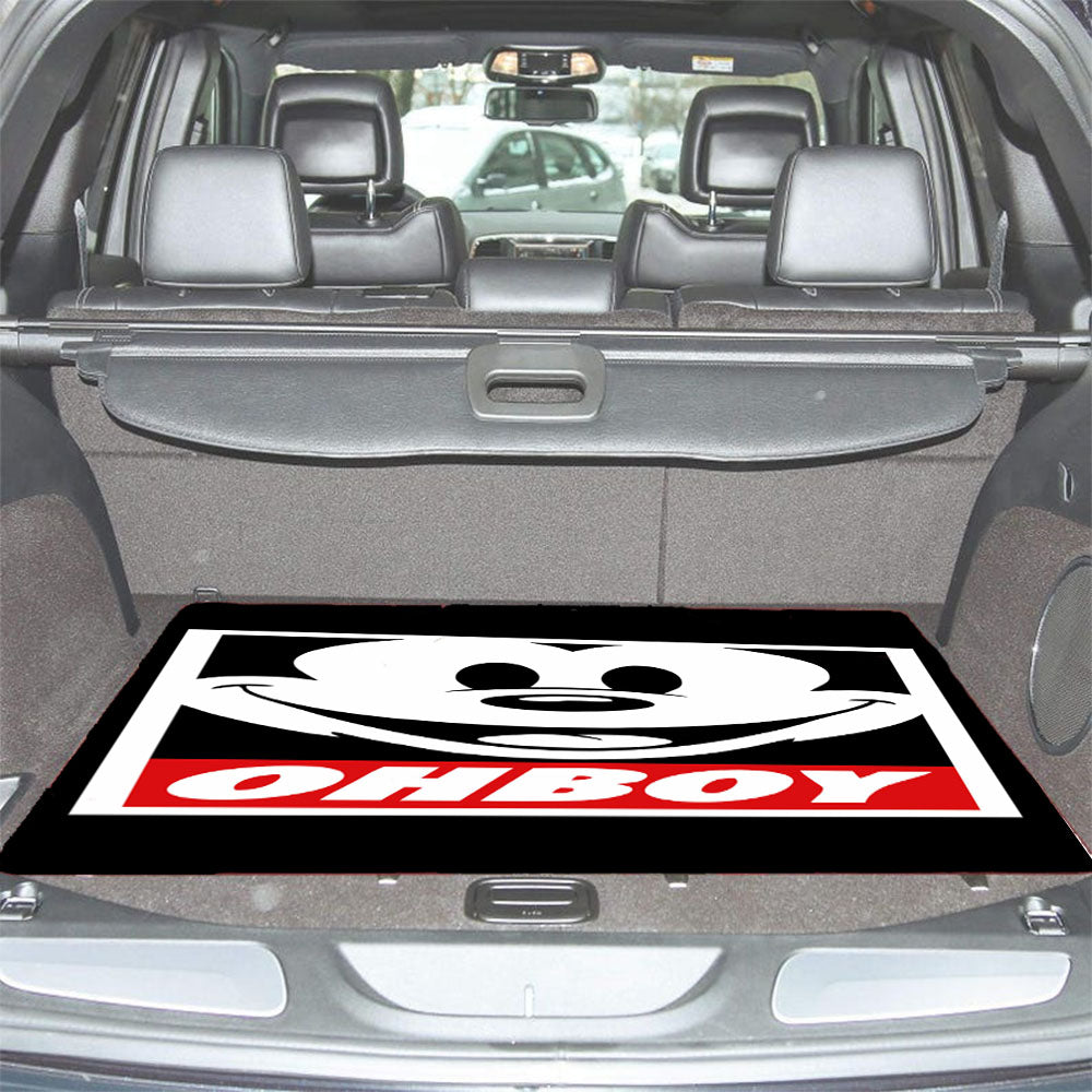 Mickey Mouse Ohboy Car Trunk Mat Non Slip