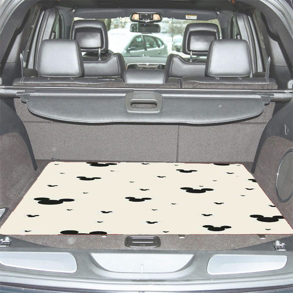 Mickey Mouse Pattern Car Trunk Mat Non Slip