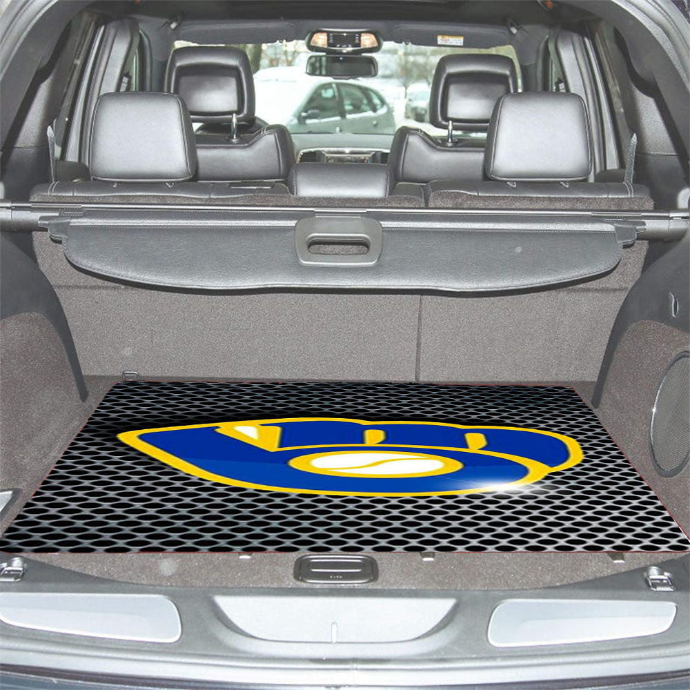 Milwaukee Brewers Light Car Trunk Mat Non Slip