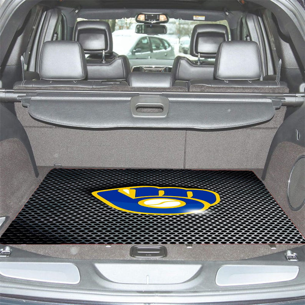Milwaukee Brewers Logo Car Trunk Mat Non Slip