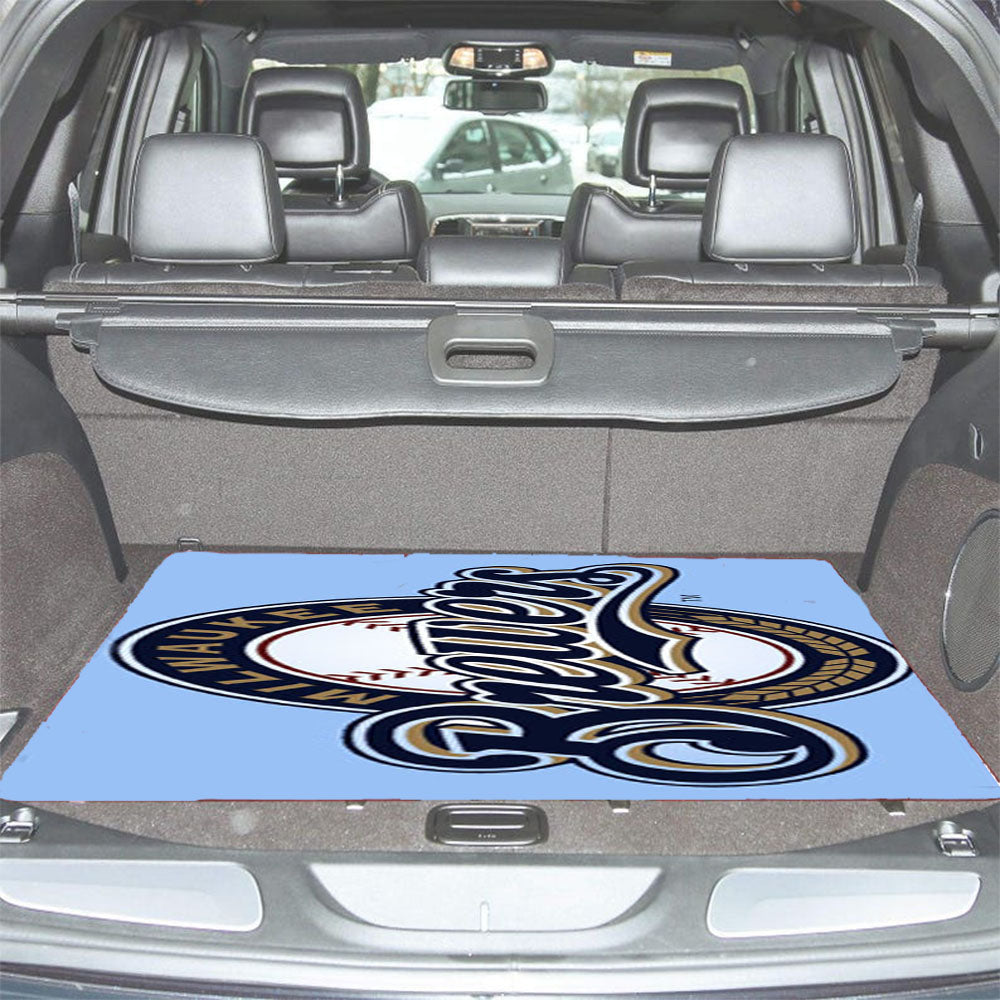 Milwaukee Brewers Symbol Car Trunk Mat Non Slip