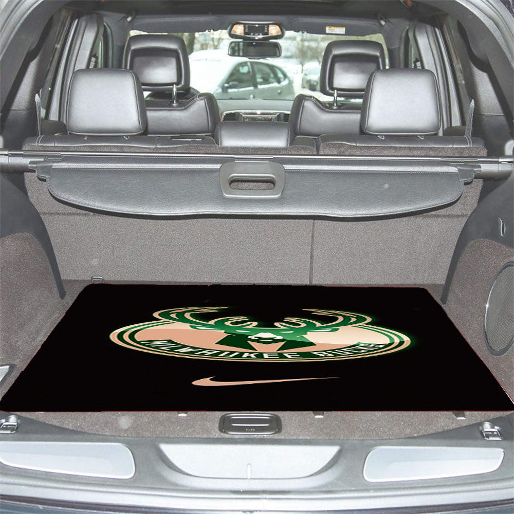 Milwaukee Bucks Logo 1 Car Trunk Mat Non Slip