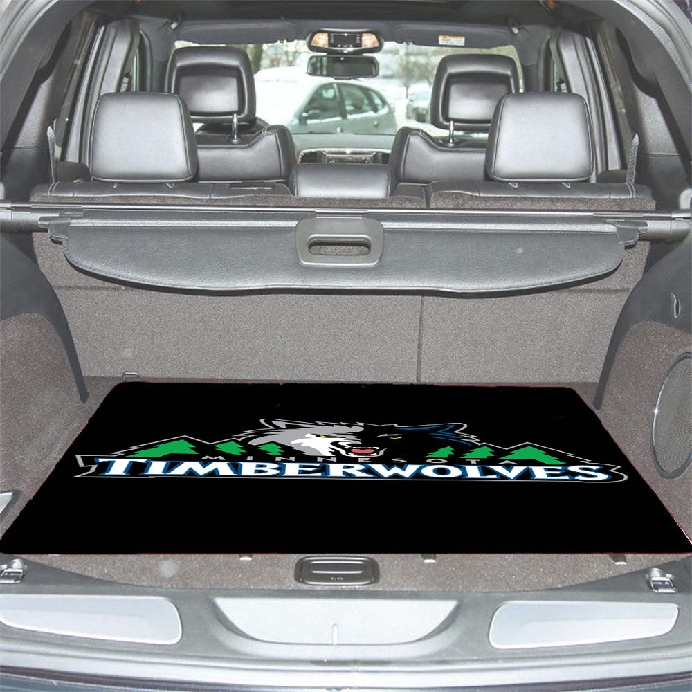 Minnesota Timberwolves Car Trunk Mat Non Slip