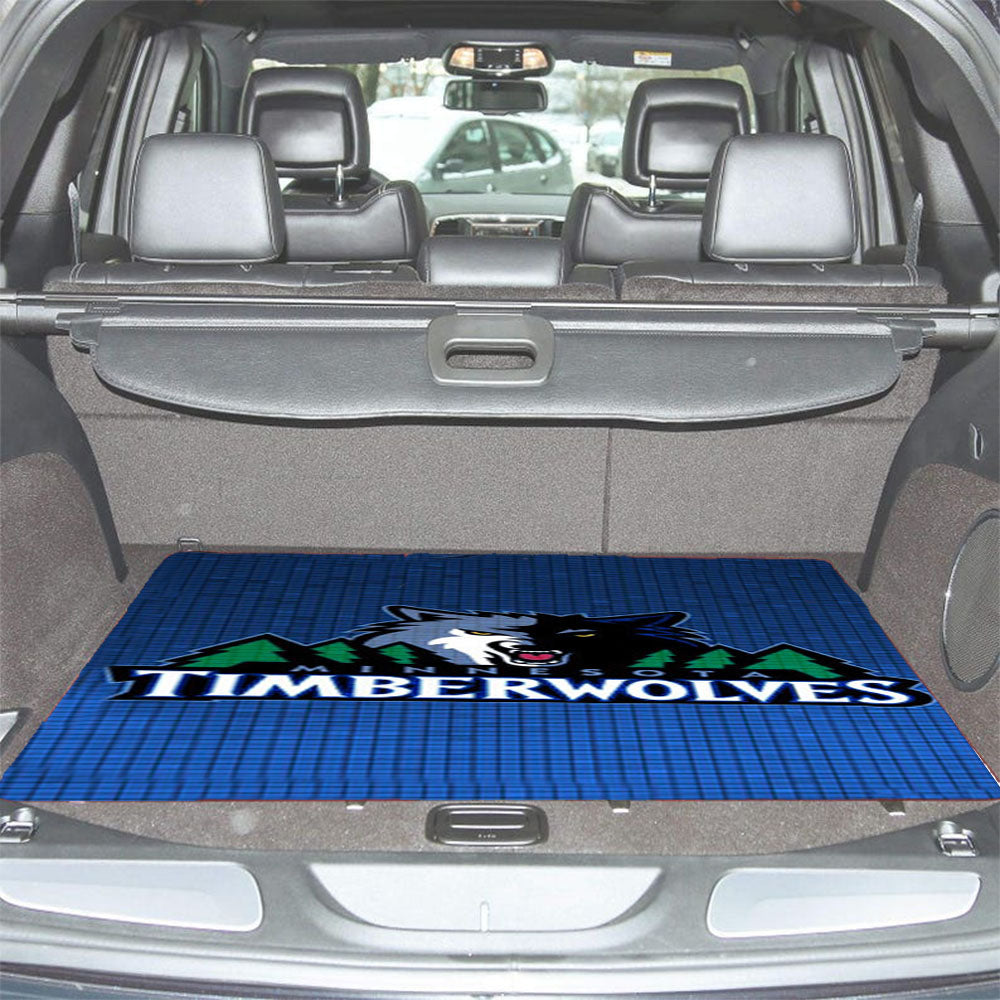 Minnesota Timberwolves Basketball Car Trunk Mat Non Slip