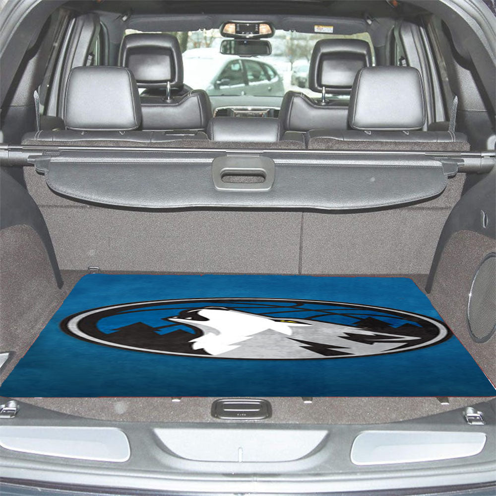 Minnesota Timberwolves Blue Car Trunk Mat Non Slip