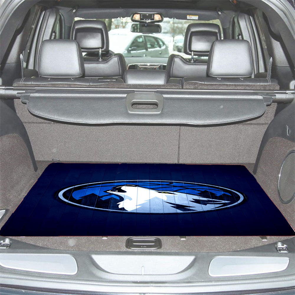Minnesota Timberwolves Hardwood Car Trunk Mat Non Slip