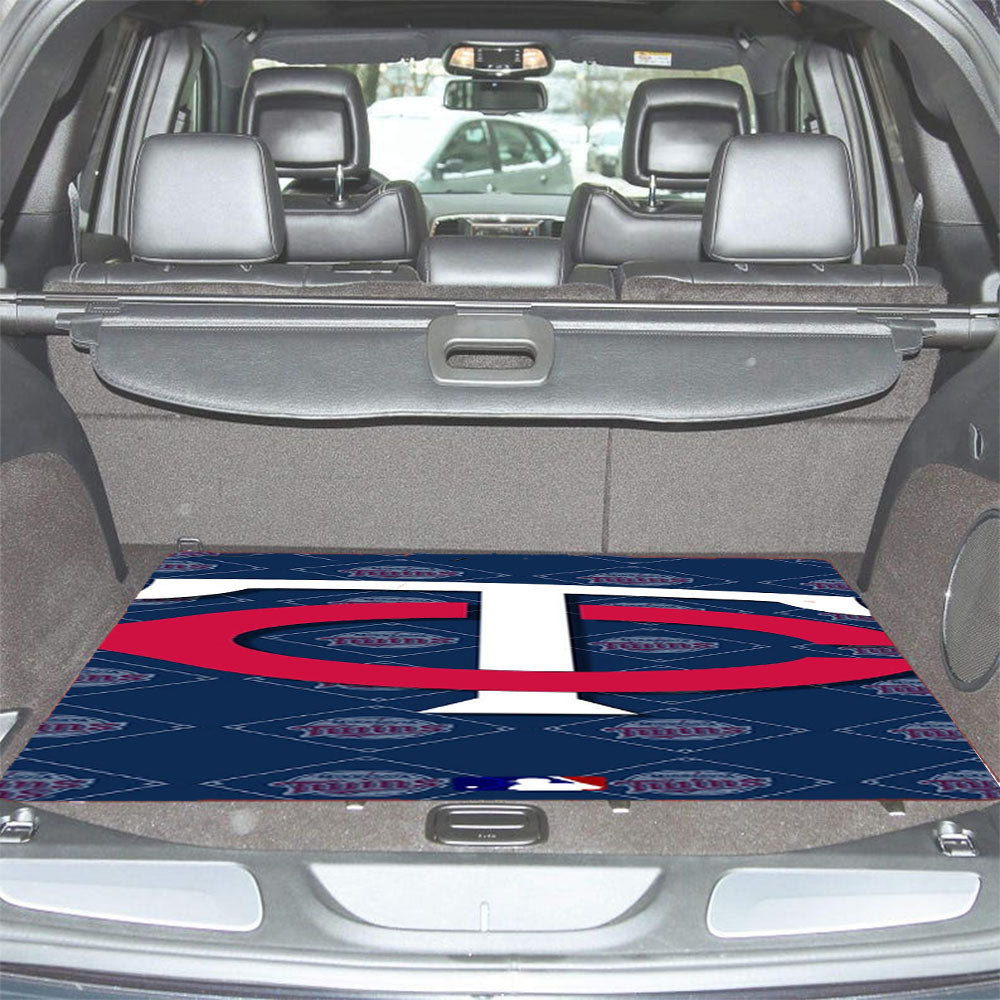 Minnesota Twins Mlb Car Trunk Mat Non Slip