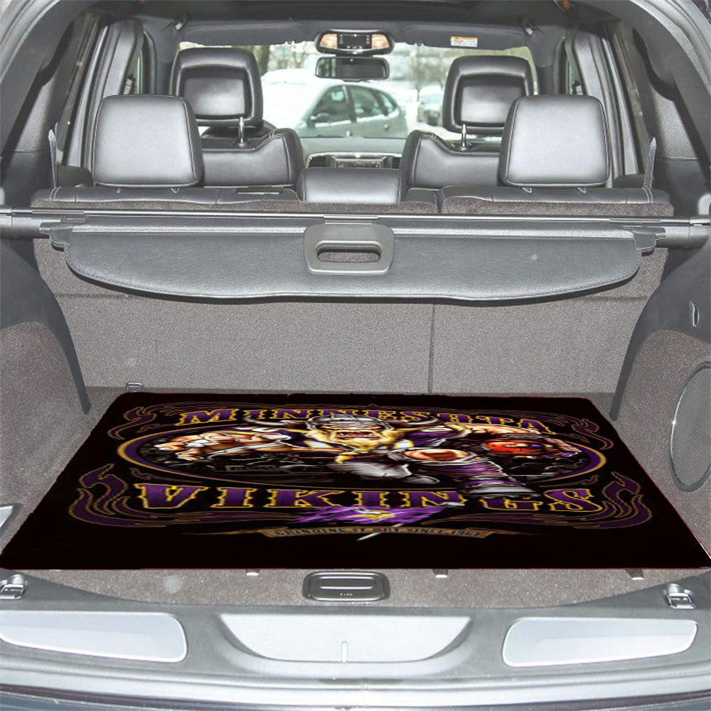 Minnesota Vikings Football Car Trunk Mat Non Slip