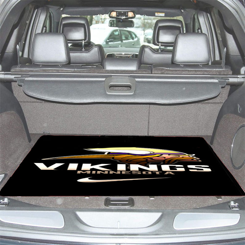 Minnesota Vikings Nfl Logo 989 Car Trunk Mat Non Slip