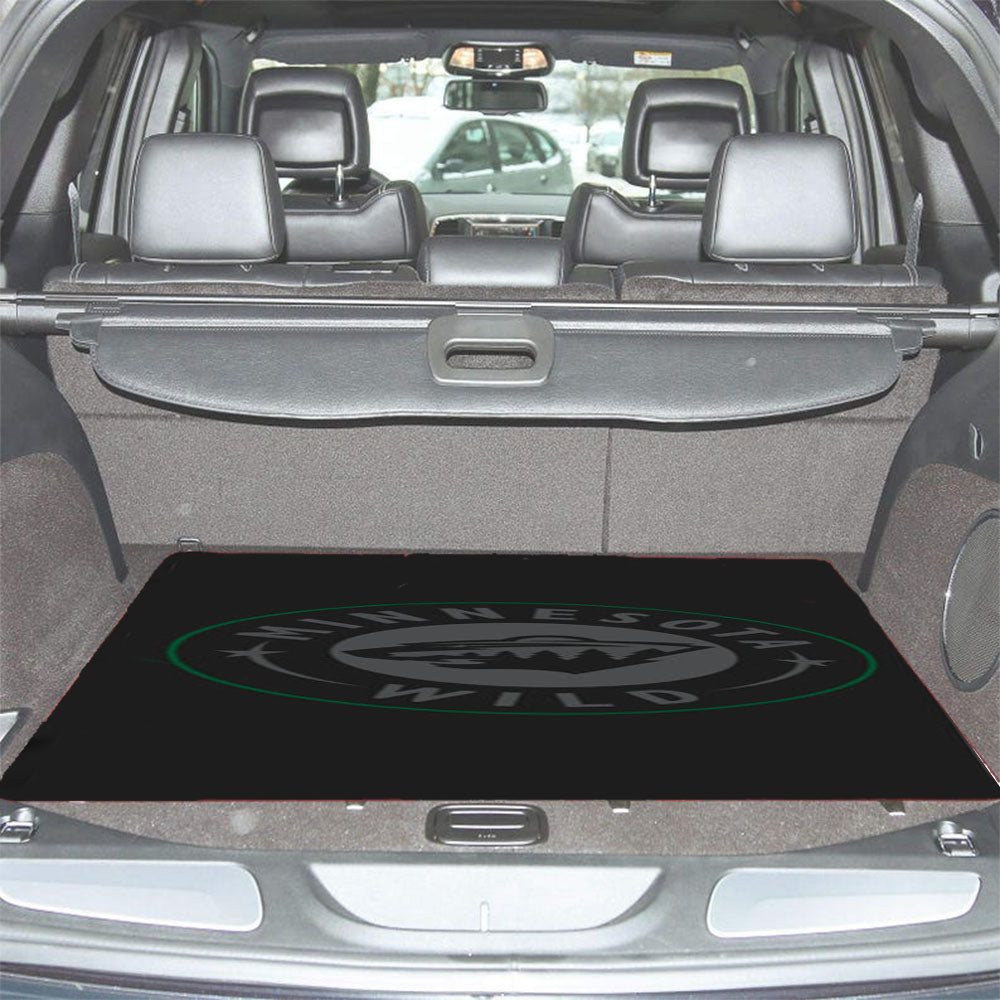 Minnesota Wild Black Car Trunk Mat Non Slip
