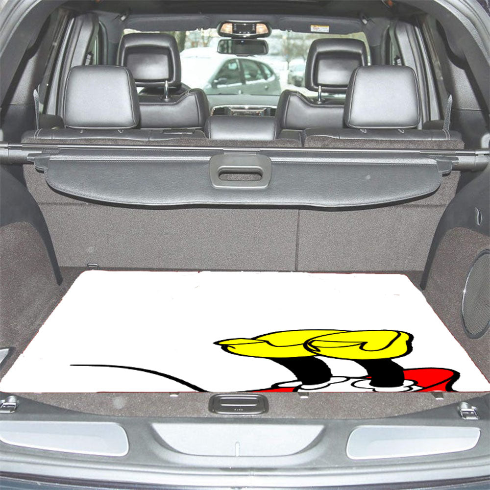 Minnie Mouse Falls Down Skirt Car Trunk Mat Non Slip