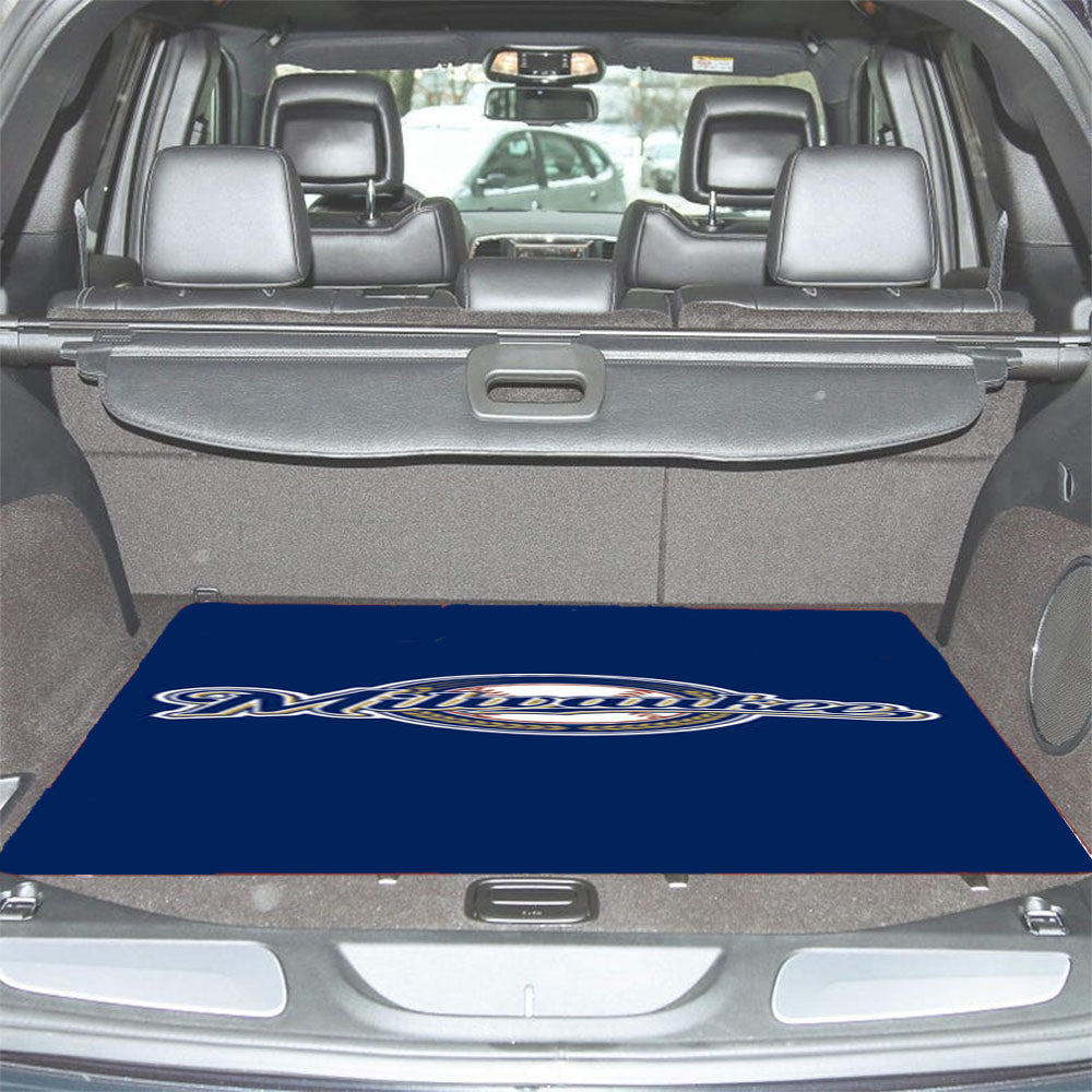 Mlb Milwaukee Brewers Car Trunk Mat Non Slip